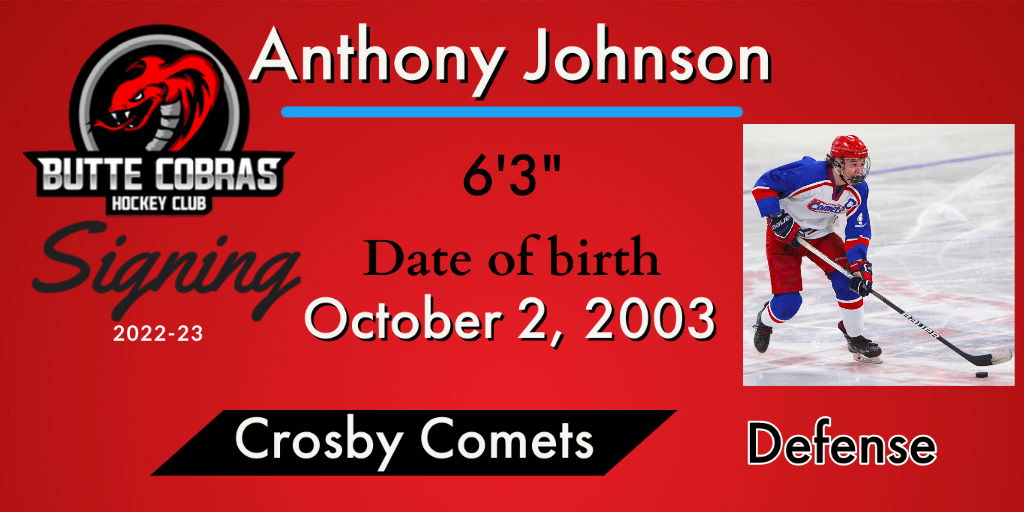 North Dakota standout Anthony Johnson signs with Butte&nbsp;Cobras